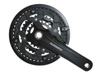 Fahrrad Tret Kurbel Shimano Alivio 26 36 48 Zähne 175mm schwarz Octalink 9 fach