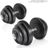 Kurzhanteln Hanteln Gewichte Hantelscheiben Hantel Set Krafttraining 40 KG Neu