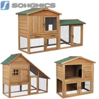 XXL Kaninchenstall Hasenstall Kleintierstall Doppelstock Kaninchenkäfig PRH