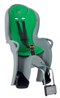 Hamax Kiss Fahrrad Kindersitz grau/grün inkl. Halterung Neu!