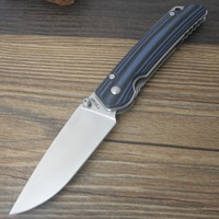 Y-START Messer JIN01BB Taschenmesser Jagdmesser Einhandmesser D2 Stahl G10 Giffe