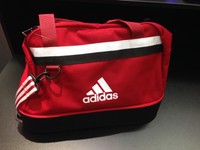 adidas Tiro TB BC Sporttasche / Fußballtasche  mit Schuhfach Gr. S rot NEU & OVP