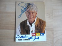 Rudi Carrell    Showmaster   Originalautogramm.