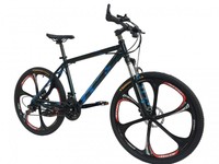 26" ZOLL MOUNTAINBIKE MTB FAHRRAD NEON CAMOUFLAGE CAMO BLAU TARNFARBE ARMY NATO