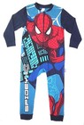 BOYS RED & NAVY MARVEL SPIDERMAN ONESIE SLEEPSUIT PAJAMAS AGES 4,8 NWT