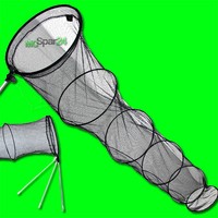 Setzkescher 2,50m Kescher schonende Hälterung Netz Klappgelenk Stab Angelkescher