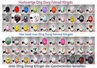 Ding Dong Fahrradklingel 80mm f. Hollandrad Glocke Klingel Original W+er u.a.  