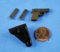Figur 1/6 Deutsche PANZER GENERAL Manteuffel Walther PPK  Holster & PistoleFH_5G