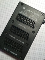 Scart-Verteiler 3-fach AV Adapter Switch Hub für TV DVD VHS