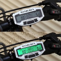 Wasserdicht LCD Fahrradcomputer Fahrradtacho Tachometer Rad Fahrrad Tacho Neu