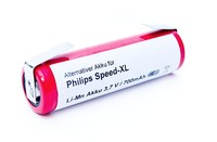 Li-Mangan Akku-Zelle für Philips Speed-XL Serie HQ8100, HQ8150, HQ8200, HQ7363,