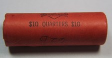 1962 D Washington Quarters Original Bank Wrapped Roll Obw - Toning!