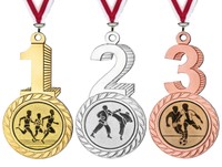 12 Stück originelle Sieger-Medaillen für nur 10,95 EUR