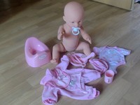 Puppe Baby New Born mit zubehör
