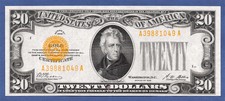 1928 $20 ♚♚ Gold-Certificate ♚♚ Unc Super Bright&Crisp