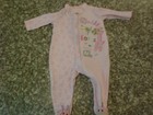 NEW 0 - 3 m NB newborn pink zip baby pajamas
