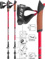LEKI KIDS Nordic Walking Stöcke Teleskopstock »Walker XS Speedlock« verstellbar