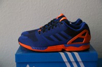 adidas ZX Flux Weave 8000 Blau Orange Torsion NMD Neu 46 UK 11 NY Knicks