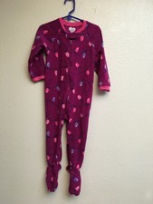 Purple Holiday Lights Footed Sleeper  2T