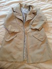 Baby Gap girls size 12-18 months floral lined tan lightweight jacket SO CUTE!