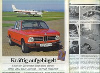 BMW 2002 BAUR-CABRIOLET RESTAURIERUNG DATEN FAKTEN HISTORIE BERICHT OP 2 95