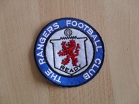 Glasgow Rangers Aufnäher,Patch Wappen "THE RANGERS FOOTBALL CLUB"
