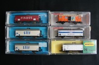 Konvolut Güterwaggon Spur N - Minitrix - Fleischmann - Atlas - Rivarossi 