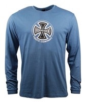 Independent Truck Co Long Sleeve T Shirt - Blue Heather BNWT