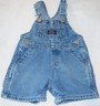 Boys/Girls OshKosh Baby Denim Jean Shorts Overalls Size 3-6 Months #S03