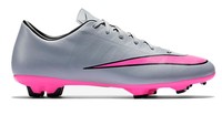 Nike MERCURIAL VICTORY V FG Fussball-Nockenschuh grau pink