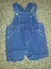Infant Boys Size 6/9 Month Jean Short Overalls G.U.C.