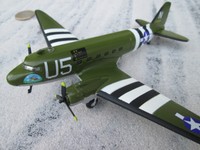 DC-3 Dakota C-47 Skytrain USA / Metall 1:144  Yakair / Avion / Aircraft 