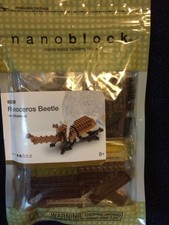 Nanoblock Rhinoceros Beetle Building Kit