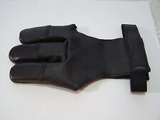 archery glove trad blk finger delivered leather mens damascus medium damascu results