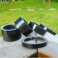 Fahrrad Spacer Set Steuersatz 3 / 5 /10 / 15 / 20mm Ahead 1 1/8" Carbonspacer