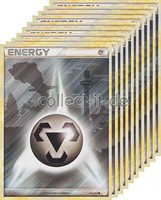 Pokemon Energiekarten Pokemon - 10 Energiekarten METALL Deutsch