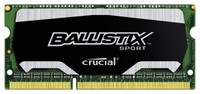 Arbeitsspeicher Notebook Ballistix Sport 4GB DDR3 PC3-14900 1866 204pin CL10