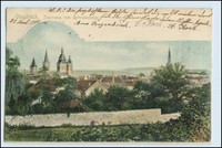 N7134-4500/ Osnabrück Panorama vom Gertrudenberge 1900 AK