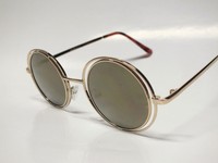 Retro Sonnenbrille Steampunk Rarität Vintage Metall Sunglasses