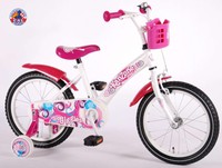 Kinderfahrrad Kanzone Giggles 16" Zoll Kinder Fahrrad Mädchen weiß/rosa 4-6 J.