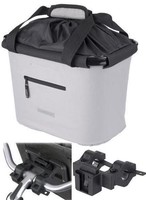 Blue Bird Lenkerkorb Lenkertasche Fahrradkorb Fahrrad Korb Tasche Grau