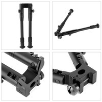 Faltbar 8-10zoll Frühling Taktische Zweibein Luftgewehr Rückkehr Rest Bipod Jagd