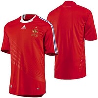 ADIDAS FRANKREICH FFF  [ GR. XL ]  TRIKOT ROT  NEU & OVP 