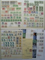 BERLIN   Sammlung Dauerserie**/° ab 1949 auf 6x A4-Seiten + 10 Karten