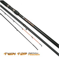 Feederrute und Matchrute in einer Rute 2 Spitzen Länge 3,60 m Wurfgewicht 60g