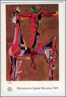 W5N81/ Olympiade München 1972 Künstler AK