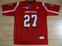 NCAA College Football Premier Trikot LOUISVILLE CARDINALS Nr 27 rot in L LARGE