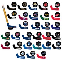  NHL Puck + Schläger, Eishockey Icehockey, Tischhockey table hockey, Alle Teams