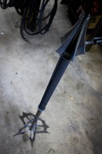 Two Hand Made Modern Medieval Mace Weapon Display Zombie Smasher Hammer
