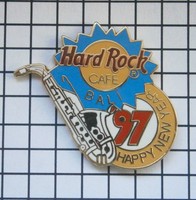 HARD ROCK CAFE BALI HAPPY NEW YEAR SAXOPHONE ... Pin (23g)